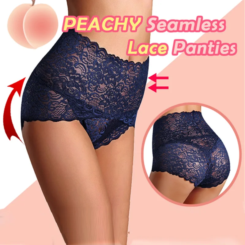 Seamless Lace Panties Hip Lifting High Waist Knickers Weight Loss Slimming Products | Красота и здоровье