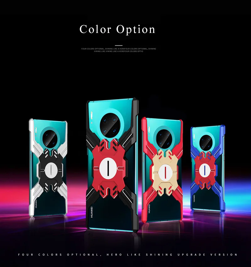 Для huawei mate 30 Hero x-образный противоударный чехол Coque Funda для huawei mate 30 Pro mate 30 алюминиевый бампер Металлический Чехол