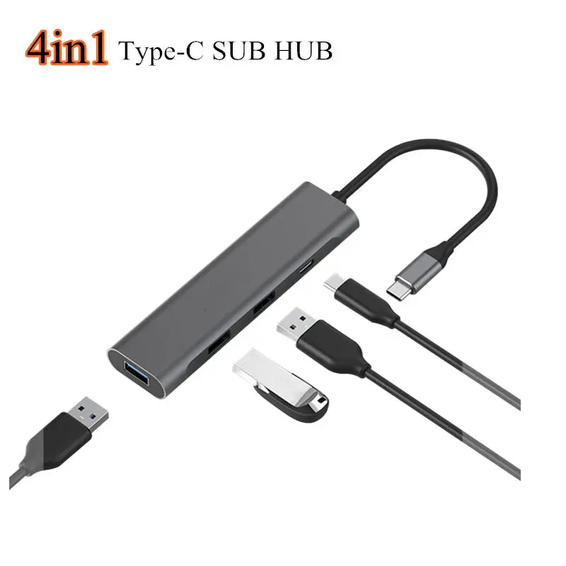 

Type C PD fast charging USB C Hub for Multi USB 3.0 HDMI Dock Adapter for smart phone Macbook Pro Accessories USB-C USB C Hub