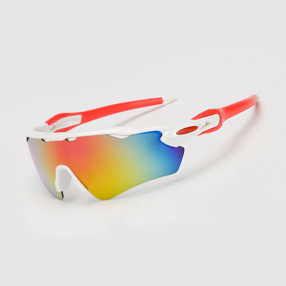 8 цветов, солнцезащитные очки для велоспорта, для улицы, спортивные, для велосипеда, MTB, для горного велосипеда, поляризационные очки, для мотоцикла, рыбные солнцезащитные очки, очки - Цвет: White Red