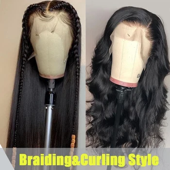 Sapphire Hair Lace Front Human Hair Wigs PrePlucked With Baby Hair Glueless Brazilian Lace Wigs Bleached Knots Lace Front Wigs 6
