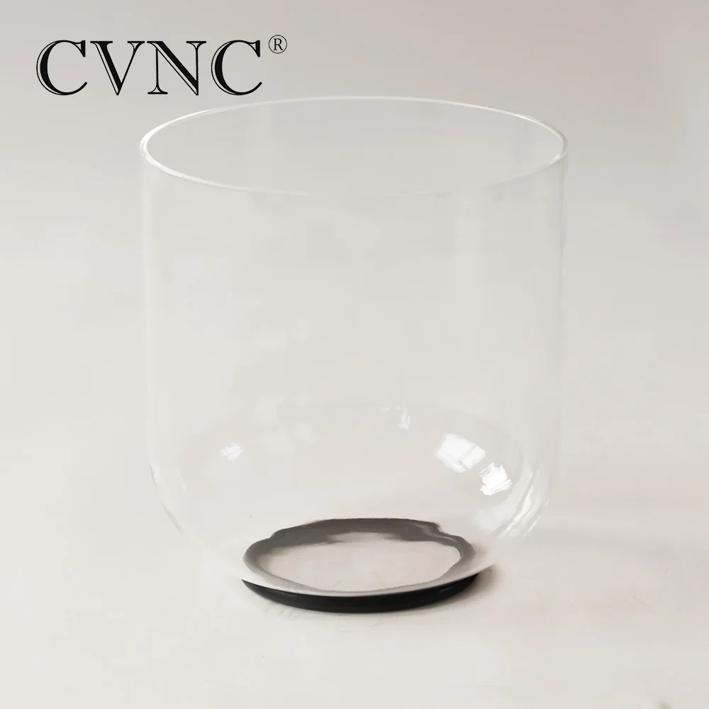 CVNC 6 &quotChakra Note C D E F G A B прозрачная кварцевая Поющая чаша с
