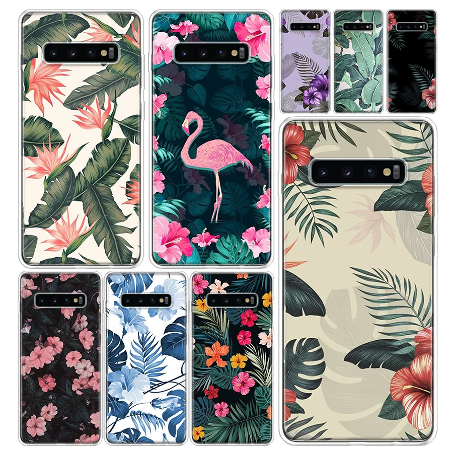 Banana leaf pattern Tropical Phone Case Cover For Samsung Galaxy A50 A70 A40 A30 A20E A10S Note 20 Ultra 10 Pro Plus 9 8 + A6 A7 | Мобильные