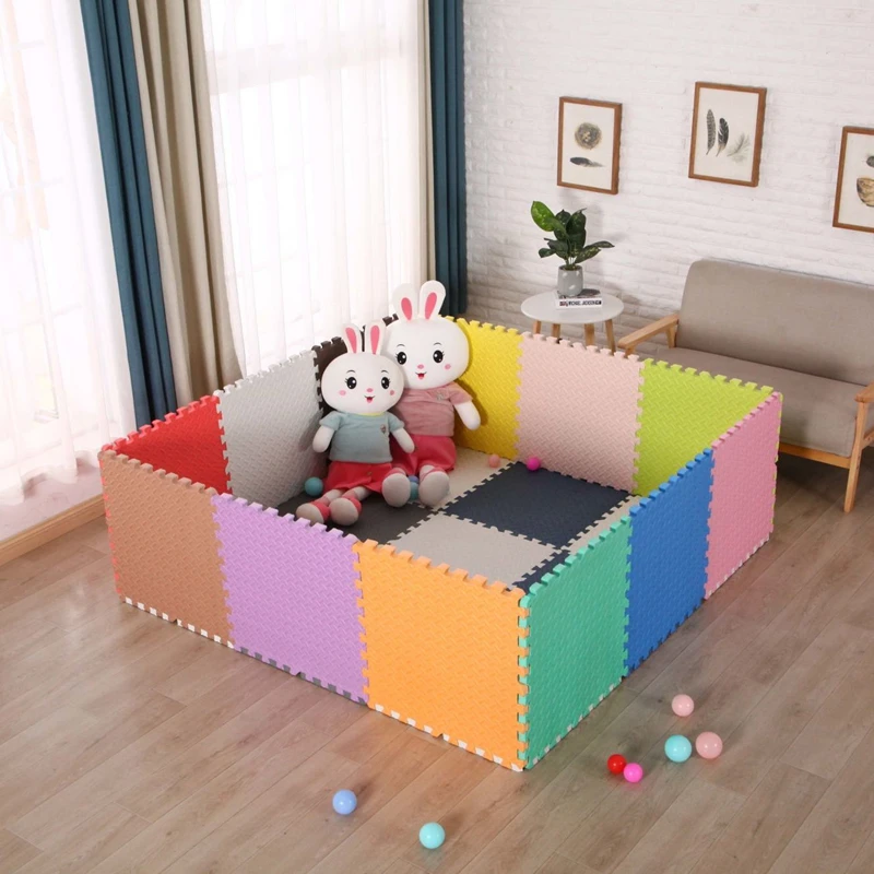 

Baby Mat Portable Stitching Climbing Pad 30X30x1CM Baby Play Mat Foam Pad Tasteless Parlor Game Blanket Puzzle Children's Mat