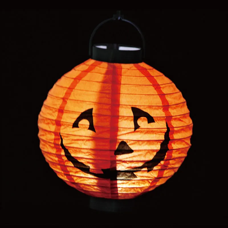 

LED Paper Lantern Pumpkin Spider Bat Hanging Light Lamp Halloween Supplies Lantern Decoration DIY Craft Festival Lantern19SEP5