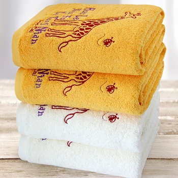 

Cartoon Cotton Thickened Children's Towel Square Bath Baby Quilt Thick Water Absorption High Quality Towels Toalla Playa Towel E