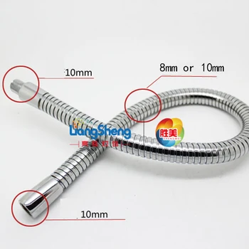 

2PCS Dia 8mm 10mm length10 15 20 25 30 35 40cm Two Head M10+M10 LED table lamp holder metal plumbing hose gooseneck tube lamp