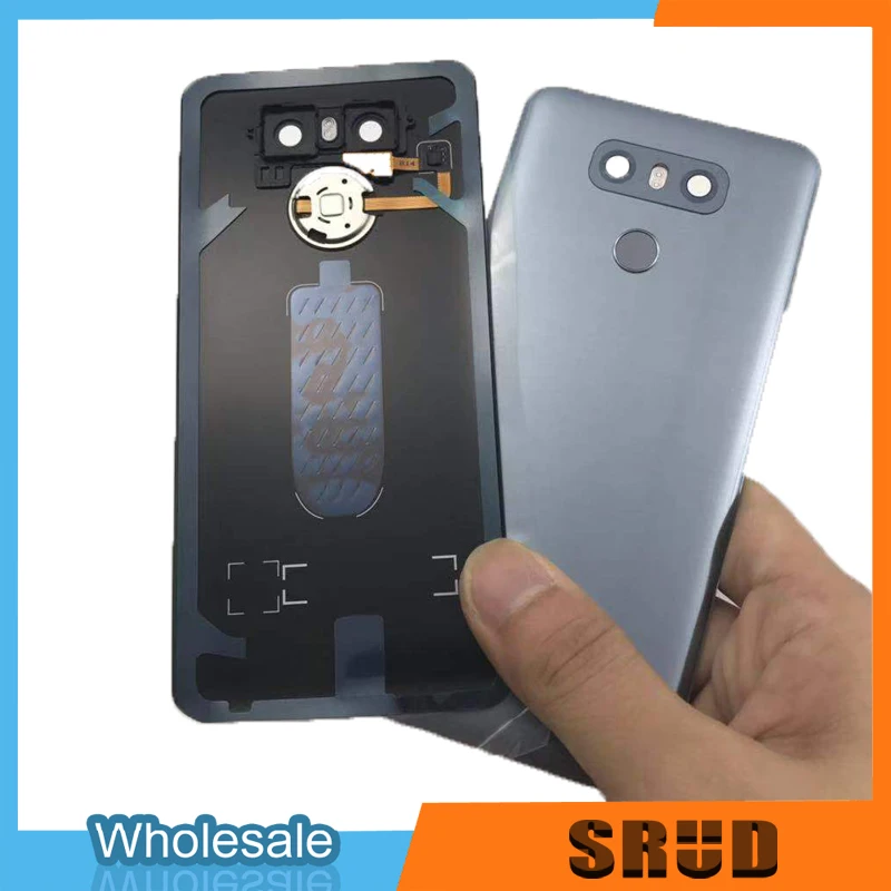 

Back Cover with Camera Lens And Touch ID Sensor Replacement for LG G6 LS993 US997 VS998 H870 Battery Cover door Case Housing