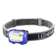 Налобный фонарь-международная торговля, Лидер продаж Cob яркий светодиод Фара мини фары открытой местности рабочий свет трехсекционная AAA Батарея