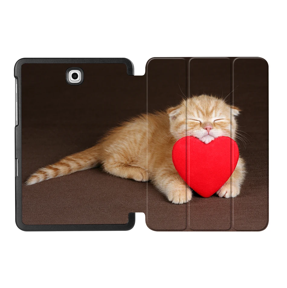 SS16 Чехол MTT с милой собачкой для samsung Galaxy Tab S2, 8,0 дюймов, из искусственной кожи, откидной смарт-чехол, чехол для планшета, 8 дюймов, SM-T710, T715, T713, T719 - Цвет: SS16