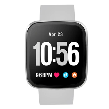 

HOT-NEWTRANIC Gray V6 Smart Watch IP68 Waterproof Bluetooth SmartWatch Heart Rate Monitor Remote Camera Smart Wristband for IPho