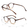Винтажные круглые очки для чтения женские демисезонные очки с петлей для чтения для мужчин и женщин ► Фото 3/6