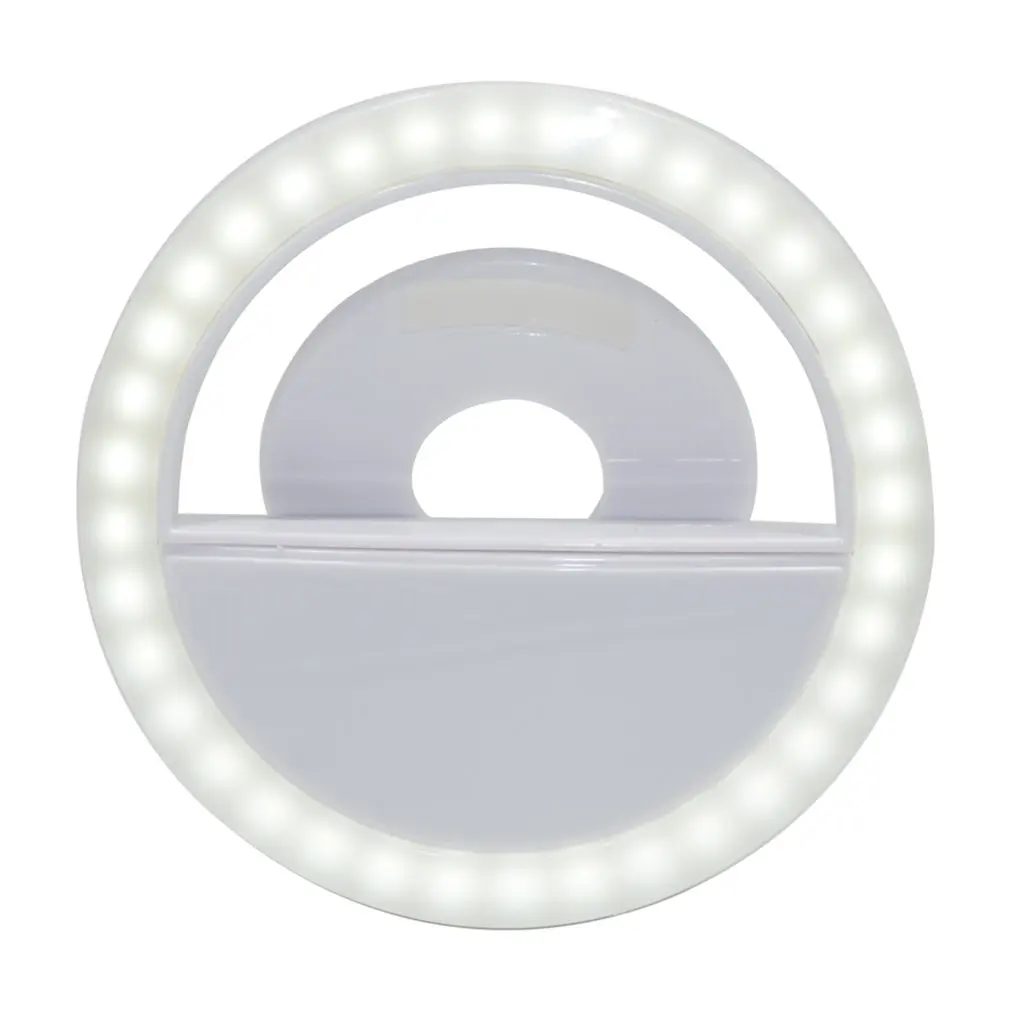 

Universal LED Selfie Ring Fill Light Dimmable Mobile USB Led Ring Lamp Lighting Luminous Ring Clip For All Cell Phones