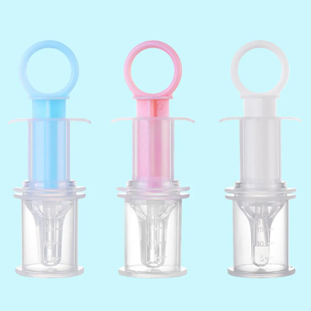 16.9*3.8cm Baby's Bpa-Free Silicone Liquid Medicine Feeder Anti Choking Soft Silicone Dropper Protection Bebe Mouth