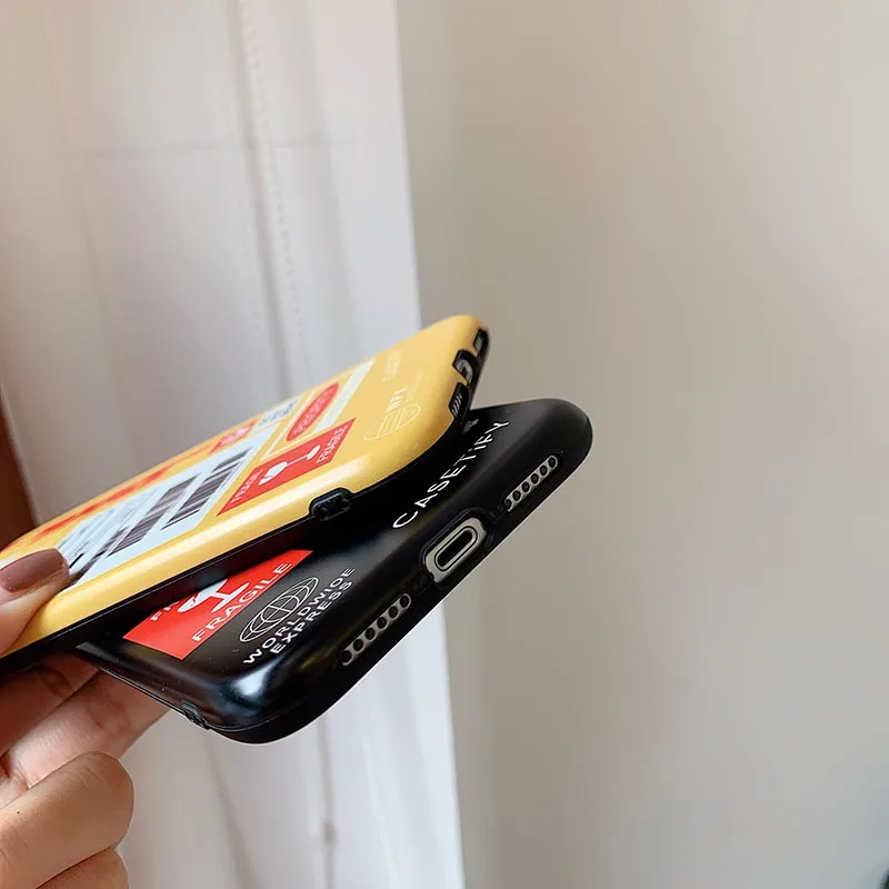 Чехол для iphone 11 11Pro Max, индивидуальная этикетка, штрих-код, DHL, прозрачный мягкий чехол для iphone X, XR, XS, MAX, 7, 8 Plus, задняя крышка