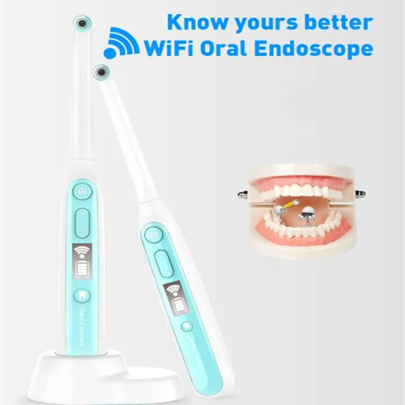 Endoscopio Dental Oral inalámbrico WiFi HD Cámara endoscopio Intraoral luz LED vídeo en tiempo Real herramienta de blanqueamiento de dientes
