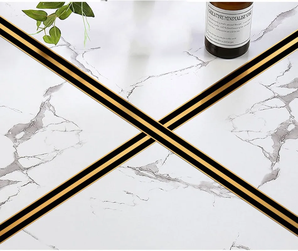 Seam Sealing Foil Tape 500x2.5cm Ground Seam Sticker Waterproof DIY Copper Foil Strip Wall Sticker Home Decoration