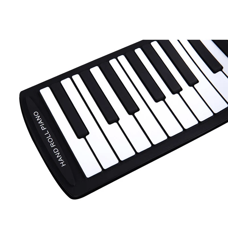 Портативное гибкое цифровое пианино с клавиатурой 61 клавиша 128 тонов ритмы электронные рулонные пианино игрушки FOU99