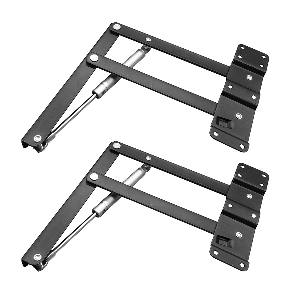 

2PCS Hardware Multifunctional Accessories Folding Spring Tea Table Hing Tool DIY Shelf Furniture Mechanism Lifting Rack Top