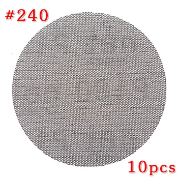 

Gray Sandpapers 150mm 80-240 Grit 10pcs Polishing Grinding Disc Sander