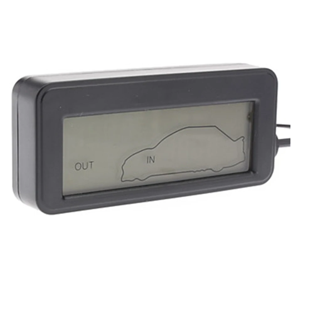 

12V Auto Mini Meter Digital Cable Sensor Vehicles Accessories Temperature LCD Display Car Thermometer Electronic Interior