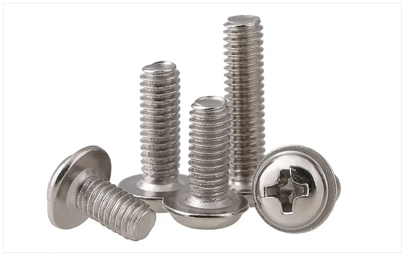 

Round head screws with washer cap M2 M2.5 M3 M4 M3*5 M3*16 screws PC CD-ROM drive Screw carbon steel PWM screws