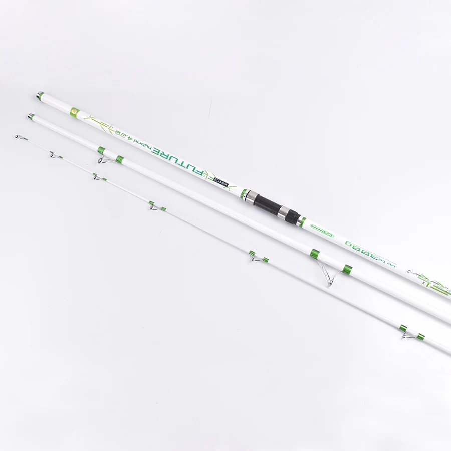 Ucatchok 4,2 m 3-teilige 30T 300 g Wurfgewicht High Carbon Fiber Brandungsrute_voghion.com