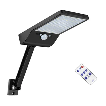 

solar street light 48 LED Solar Light Three Modes Black Waterproof Outdoor Garden Wall Fence Sol spot flood bul Lamps for&