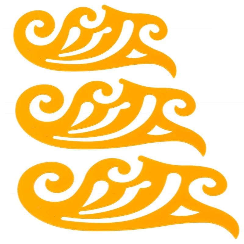 Plantilla curva francesa de 20/25/30cm, regla de dibujo, Sastre, diseñador, suministro, envío directo