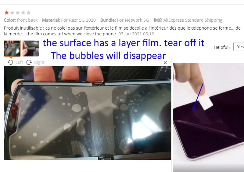 Hydrogel Film Soft Screen Protector - Transparent Clear Oleophobic Finish