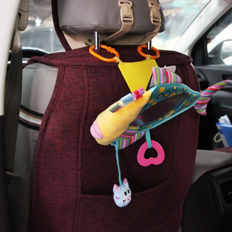 Автомобильное детское сиденье зеркала регулируемые зеркала заднего вида мини автомобильные аксессуары убедитесь, что ваш ребенок в автомобиле зеркало заднего вида, рыба