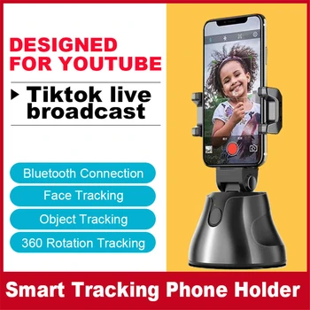 

Auto-tracking Phone Holder Smart Capture Smartphone Selfie Shooting Gimbal Face Object Follow For Vlog Tiktok Record Accessories