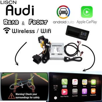 

For Audi A6 C8 4K 2010~2019 Wireless Carplay box Rear camera Carplay Interface Original scree Android carlife Improve