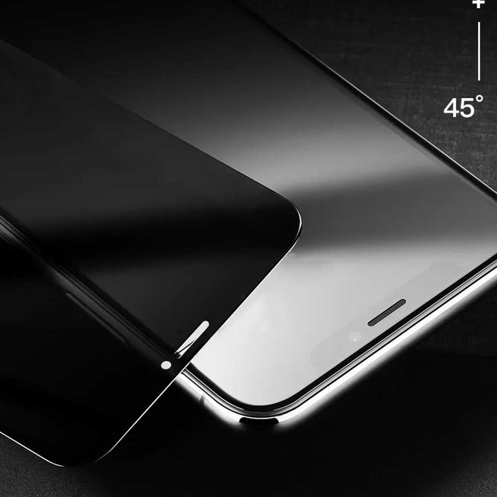 KISSCASE 9D защитное закаленное стекло для iphone 6 6S 7 8 Plus Защитная пленка для экрана iphone 7 X XR XS MAX ультратонкое переднее стекло - Цвет: For iPhone XS Max