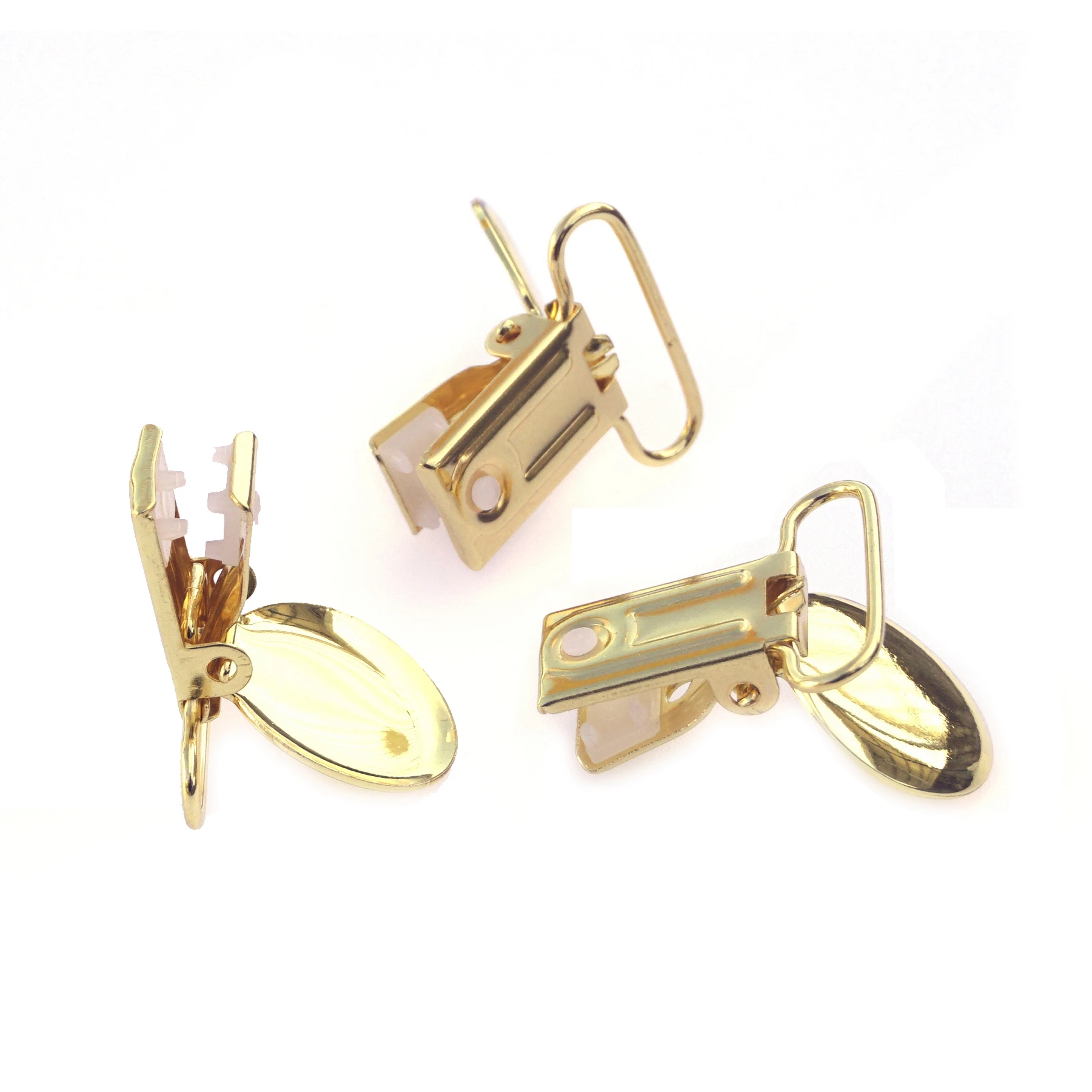 5pcs 골드 Clolor 서스펜더 클립 젖꼭지 클립 랙 도금 DIY 의류 액세서리에 대 한 금속 서스펜더 홀더