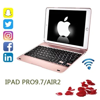 

2020Ultra-thin Ipad Pro 9.7 Tablet Computer Bluetooth Keyboard Air2 Wireless Bluetooth Flip - Over Keyboard, Built-in Bluetooth