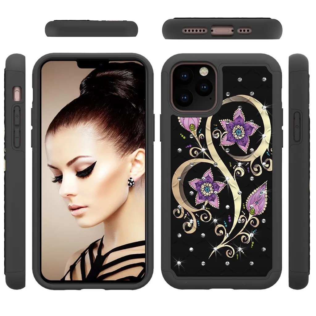 Dream Crystal Style Phone Case For iPhone 11Pro Max Dirt-resistant Slim Fashion Soft Cases Shockproof Dust-proof Phone Case
