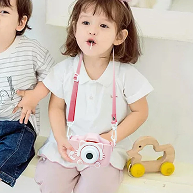  Children's Camera 12.0MP 1080P 2.0 Inch Screen Children's Video with 32GB TF Card Camera Anti-Fall 