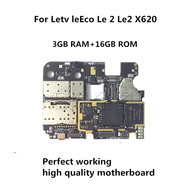 3GB+16GB Tested Full Work Unlock Motherboard Electronic Panel For Letv leEco Le 2 Le2 X620 Logic Circuit Board | Мобильные телефоны