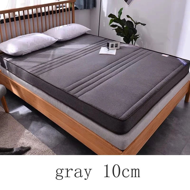 4D Breathable flax Mattress Foldable Floor Tatami student dormitory Comfortable soft sponge Mattress twin queen king size