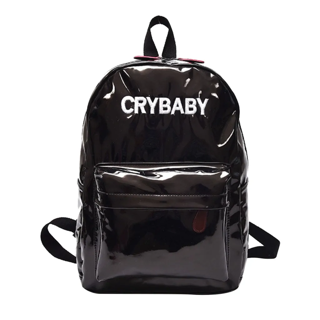 patent leather backpack