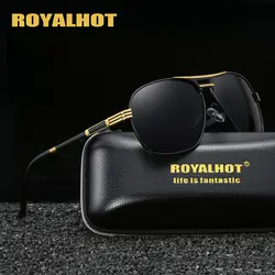 RoyalHot поляризованные солнцезащитные очки для мужчин и женщин овальная оправа солнцезащитные очки для вождения очки оттенки Oculos masculino