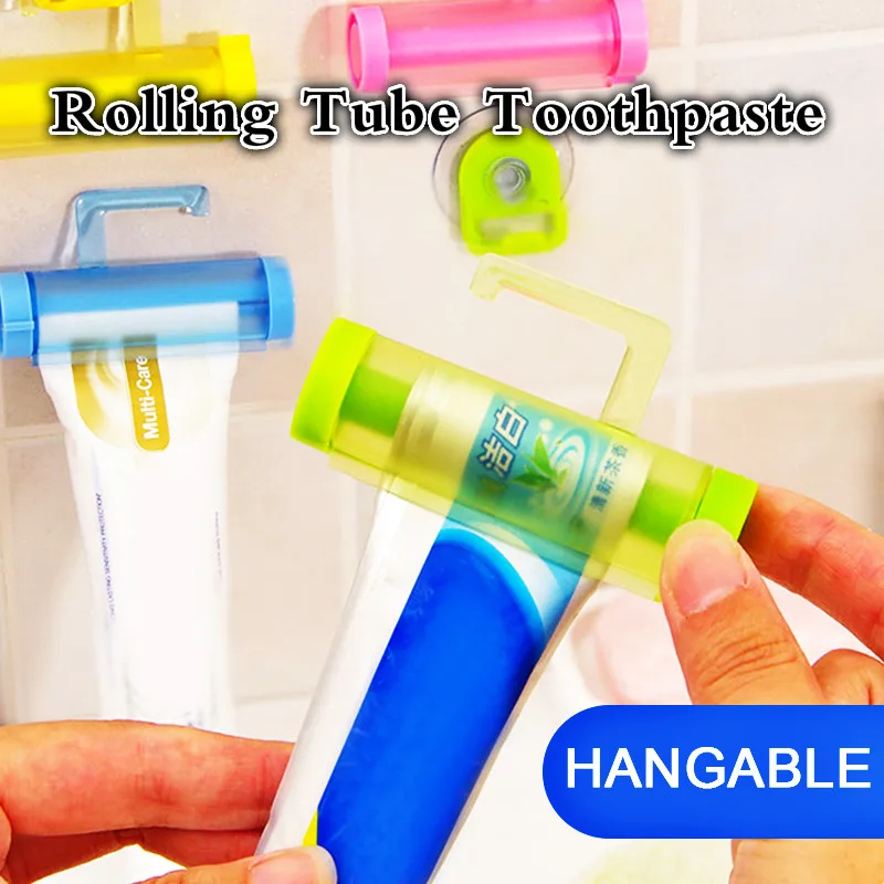 Multi-funcional dispensador de pasta de dientes limpiador Facial Clips exprimidores exprimidor de pasta dental de productos de Baño Gadgets