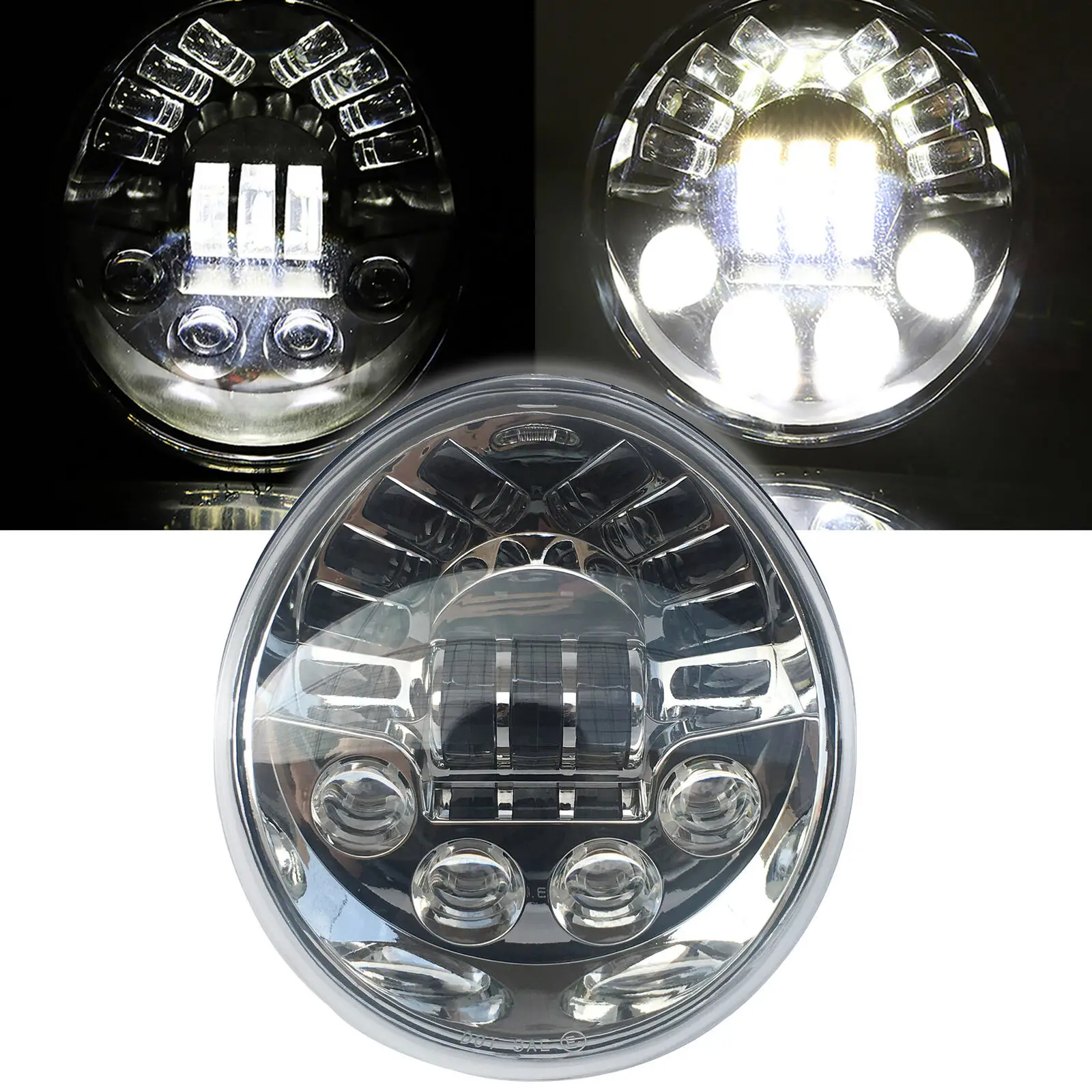 7 "Faro Ovale A Led Per Moto Faro Hi/Low Beam Per Harley V Rod Vrod Vrsca Vrsc