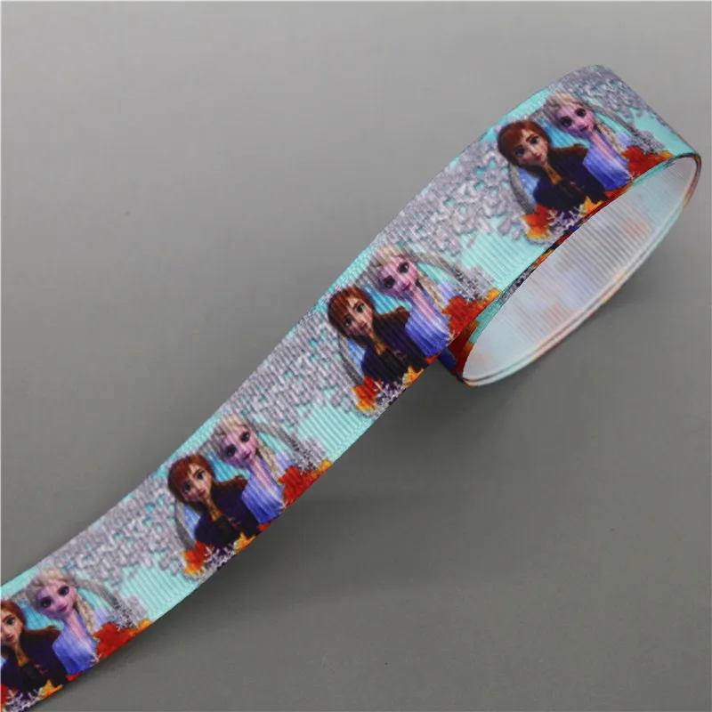DHK 50 ярдов напечатанный Grosgrain ленточный аксессуар Hairbow головной убор Украшение DIY OEM S1198