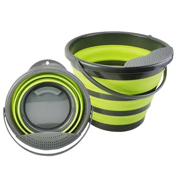 

Collapsible Portable Bucket Folding Foldable Water Container Bin with Sturdy Handle For Wash Car Camping Backpacking Outdoor ^o^