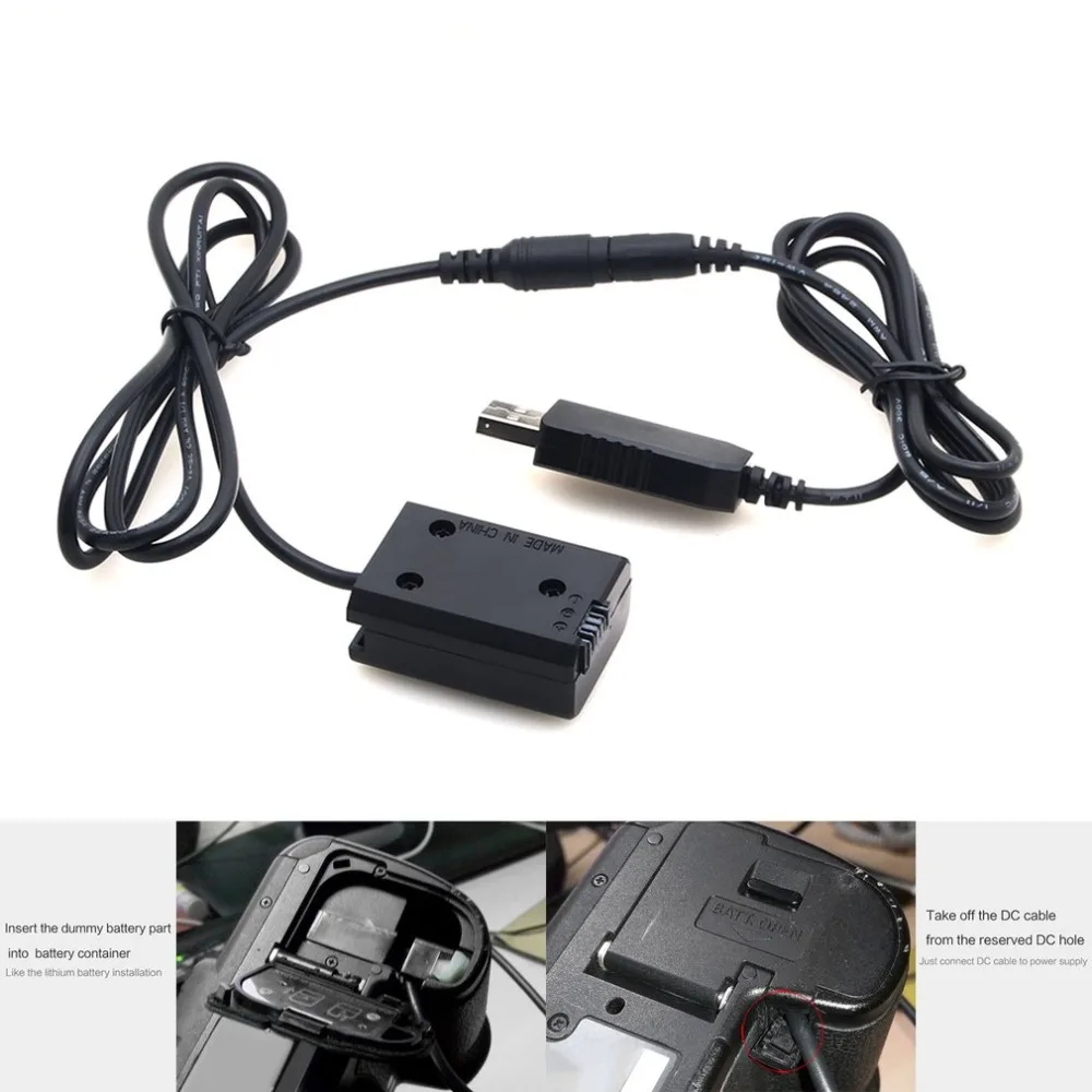 

Power Adapter NP-FW50 Dummy Battery DC Power Bank 5V 2A Single USB Adapter Power Supply and Accessories for AC-PW20 Sony