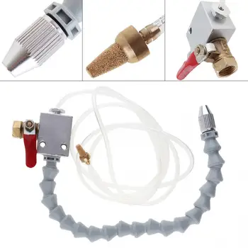 

Tube Ball Valve Cooling Sprays with Ball Valve Adjustment and Connect 8mm Air Pipe for Metal Cutting Engraving Cooling Machine