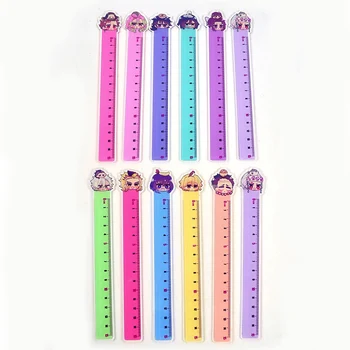 

Japan Anime Demon Slayer Kimetsu No Yaiba Cosplay Ruler Measuring Scale Students Cartoon Measure Ruler Gift For Kids