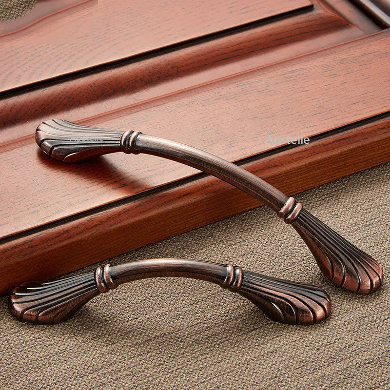 Cupboard Knobs Door Wardrobe Hardwares Threaded Kitchen Pull Zinc Alloy Ivory White Gold